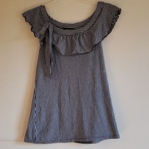 Style & Co. Black and White Sleeveless Blouse Size Large